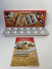 Vintage Retro Imperia Raviolamp Ravioli Chef 12 Piece Kit With Original Box