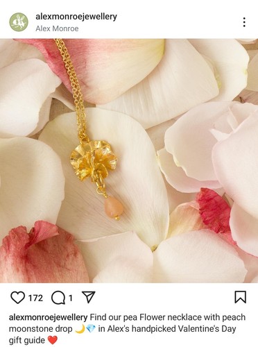 Alex monroe pea flower - alex,