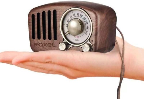 Retro mini wooden - wooden, radio