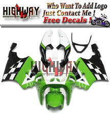 Fairing Set Kit Bodywork Fit for Kawasaki ZX7R Ninja 1996-2003 Green WhiteBlack