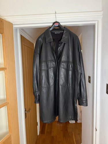 Zara black faux - zara,