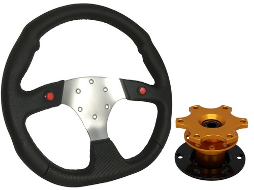 Chrome steering wheel - steering,