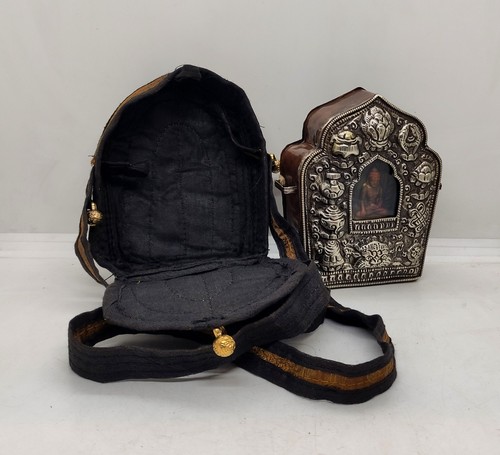 Vintage buddhist shrine box - vintage,