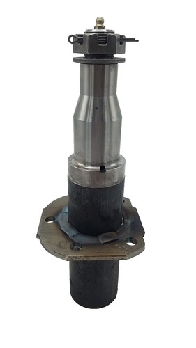 Round flanged spindle - round,