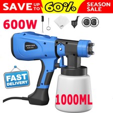 1000ML HVLP Paint Sprayer Handheld 600W Electric Spray DIY Gun Machine Home Tool