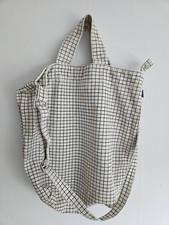 Baggu 100% Cotton Natural Grid Horizontal Duck Bag 
