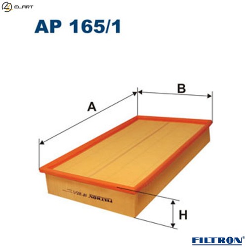 Air filter 165 - air, for