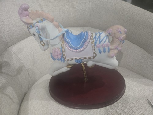 Ceramic carousel horse - ceramic,