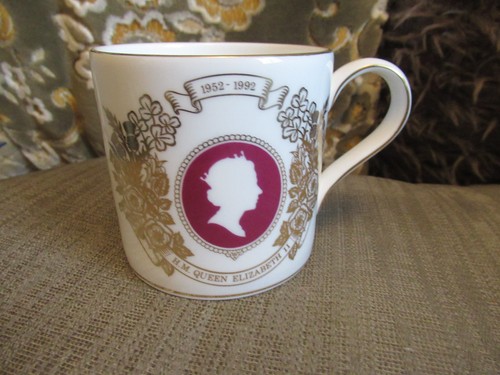1992 wedgwood mug 40th - wedgwood,