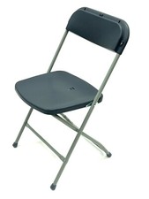 Grey folding chair - folding,
