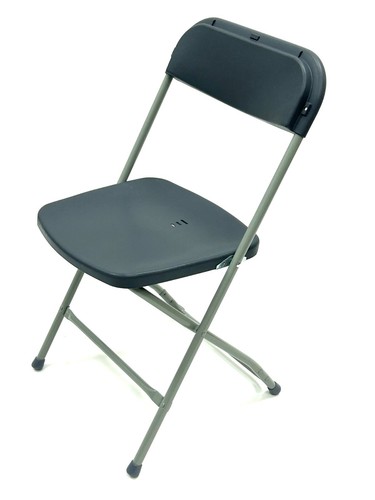 Grey folding chairs stacking - grey,