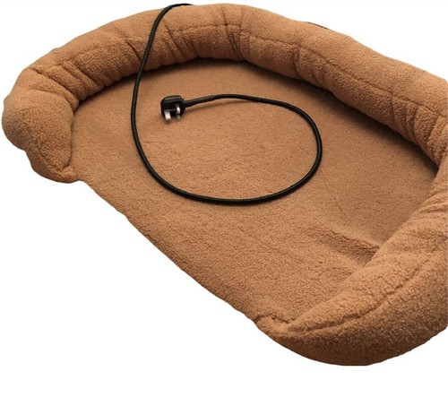 Dog cat bed heated pet - bed-,