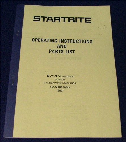 Startrite vertical bandsaw - vertical,