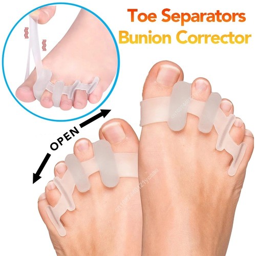 Pair silicone toe separators - pair,