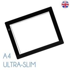 A4 LED Ultra Slim Art Craft Drawing Tracing Tattoo Light Box Pad Board Lightbox