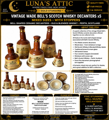 Vintage wade bell scotch - wade, bell's