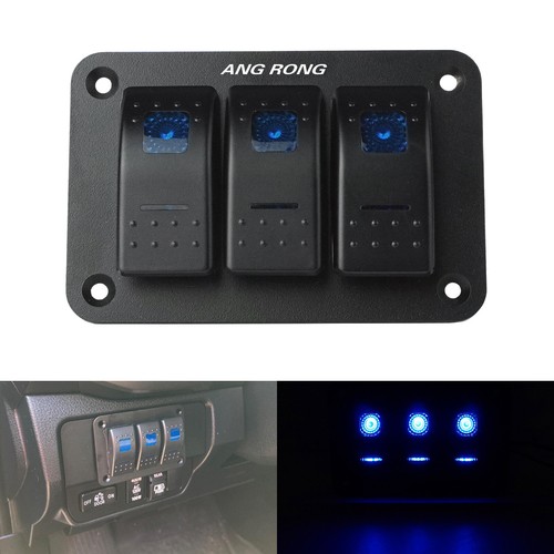 Gang toggle rocker switch - 3,