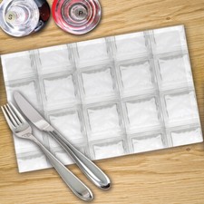 Glass Placemats Digital Printed x 4 in Various - Made By Premier Range
