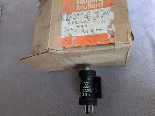 Mullard klystron type ks9 - mullard,
