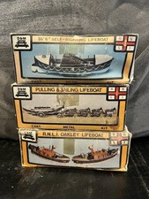Vintage RNLI Lifeboat Model Kits – D&M Huddersfield Metal Kits, Rare Complete