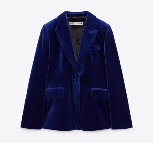 Zara woman blue tailored - blue,