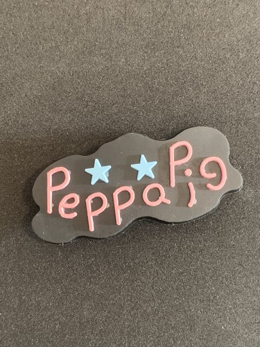 Peppa pig lettering shoe - pig,
