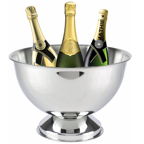Stainless steel champagne - steel, bowl