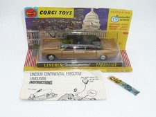Corgi 262 Lincoln Continental Limousine VnrMint T.V. Screens & Instuctions Boxed