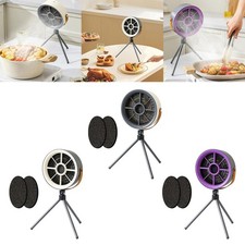 Portable Range Hood Portable Extractor Fan with Tripod Desk Fan for Oil Fume for