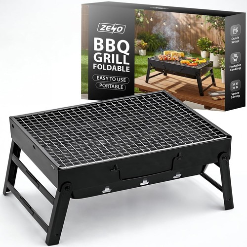 Portable folding charcoal bbq - folding,