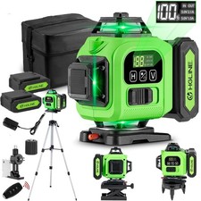 2025 4D 16 Lines Laser Level 360° Green Auto Self Leveling Rotary Cross Measure