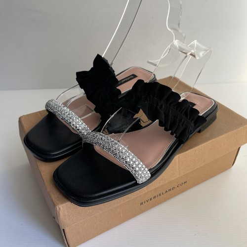 River island slides sandals - river,