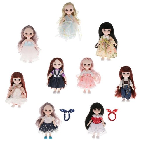 Full set 16cm bjd doll - full,