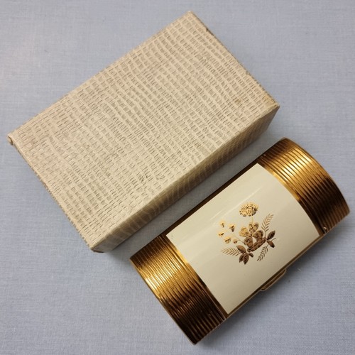 Vintage brass and enamel - brass,