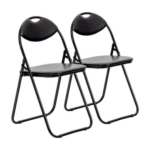Padded folding chairs - folding,