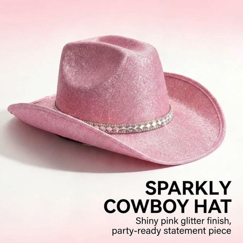 1pc sparkly western cowboy - sparkly,