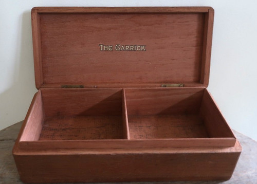Vintage wooden cigarette - wooden, box