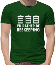 I'd Rather Be Bee Keeping - Mens T-Shirt - Beekeeper Bee Bees Keeper