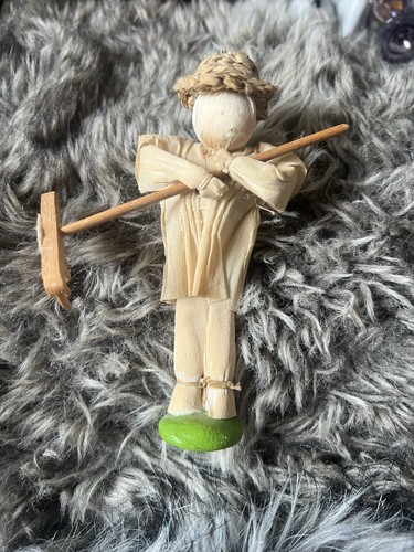 Vintage corn husk - husk, doll