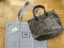 Anya Hindmarch Grey Suede Tote