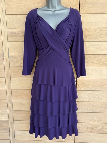Frank lyman purple dress 14 - frank,