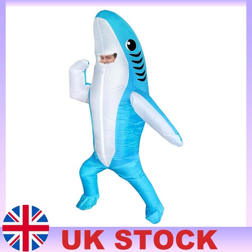 Inflatable shark costume - inflatable, adult