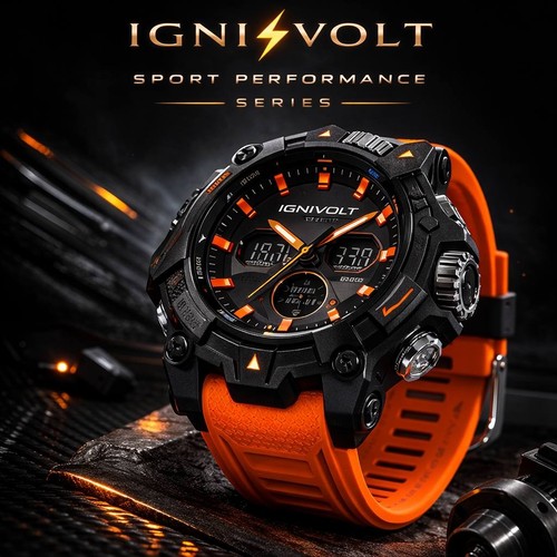 Sanda 6225 mens sports watch - sports,