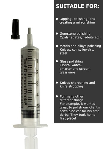 Diamond paste compound - paste, (h)