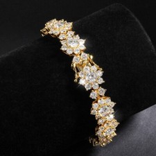 Full Round Moissanite Flower