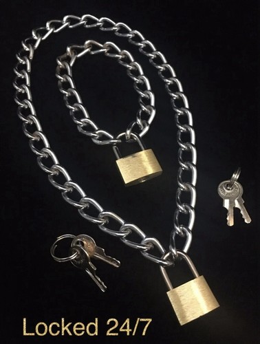Padlock chain bondage kit - padlock,