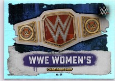 Topps Slam Attax Takeover "WWE WOMEN'S CHAMPIONSHIP" 54 Trading Card