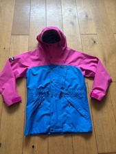 Vintage '09 BERGHAUS HERITAGE TORNADO GORE-TEX Jacket Pink/Blue Mens Small