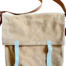 Owen Barry Brown Leather Shoulder Bag, Excellent Condition, Compact Design