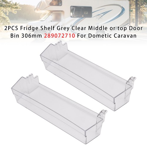 2pcs fridge shelf - grey, clear